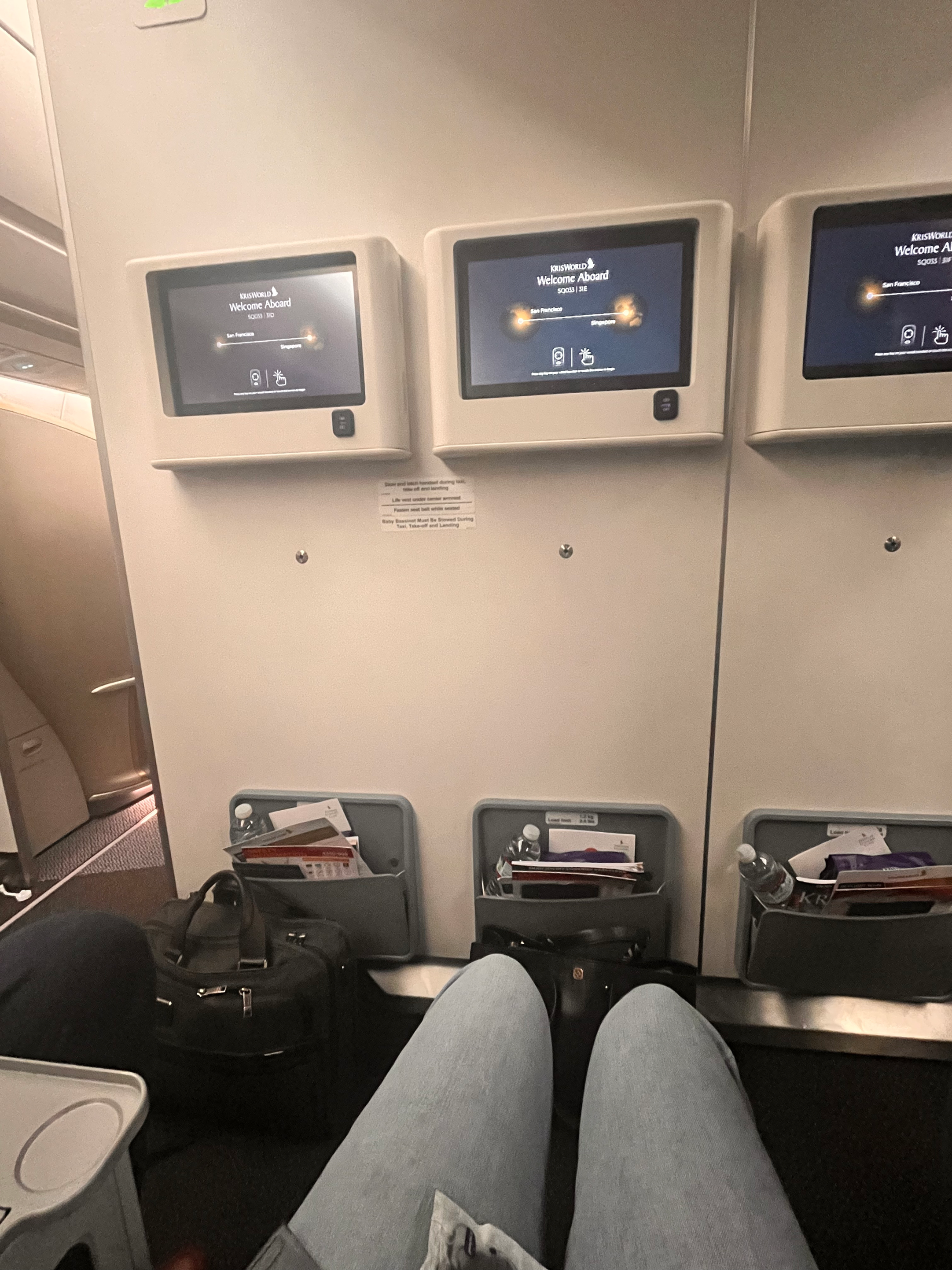 Singapore Airlines Premium Economy Legroom